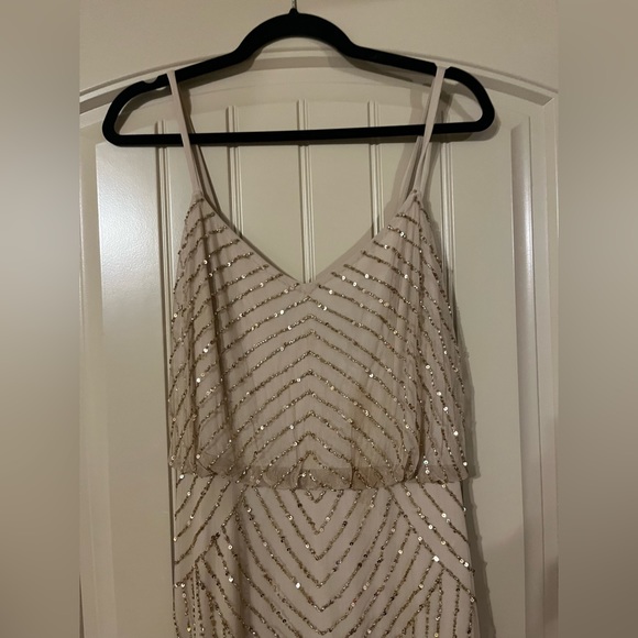 ADRIANNA PAPELL Embellished Blouson Gown - Picture 2 of 8